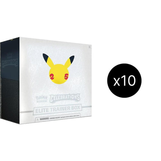 Celebrations Elite Trainer Box Case Pokémon card