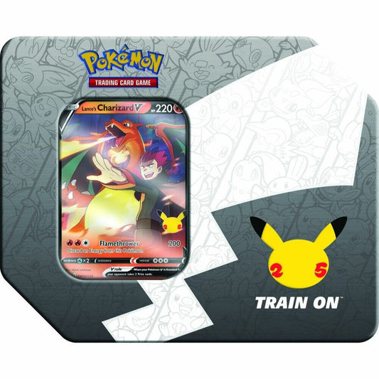 Pokemon Celebrations Tin [Lance's Charizard V] Pokémon card