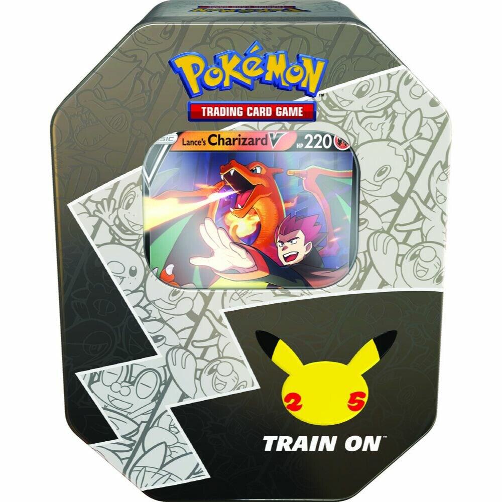 Pokemon Celebrations International Tin [Lance's Charizard V] Pokémon card