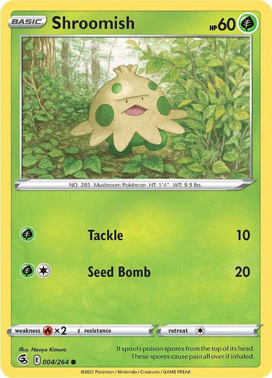 Shroomish 004/264 Common Fusion Strike Pokémon card