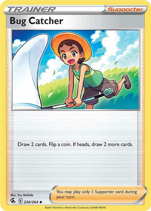 Bug Catcher 226/264 Uncommon Fusion Strike Pokémon card