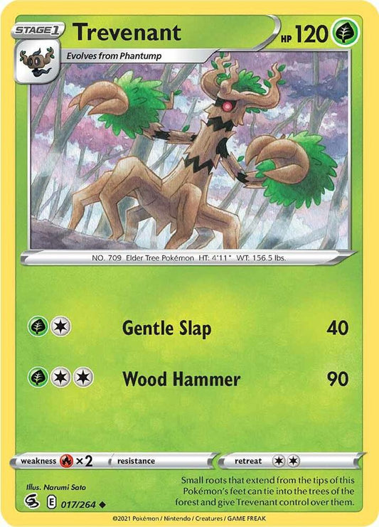 Trevenant 017/264 Uncommon Fusion Strike Pokémon card