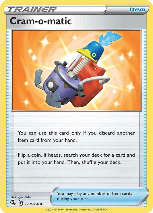 Cram-o-matic 229/264 Uncommon Fusion Strike Pokémon card