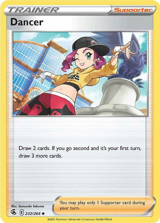 Dancer 232/264 Uncommon Fusion Strike Pokémon card