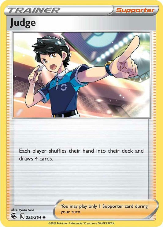 Judge 235/264 Uncommon Fusion Strike Pokémon card