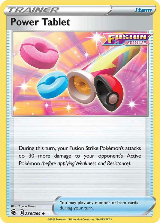 Power Tablet 236/264 Uncommon Fusion Strike Pokémon card