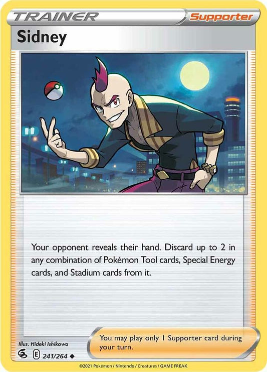 Sidney 241/264 Uncommon Fusion Strike Pokémon card