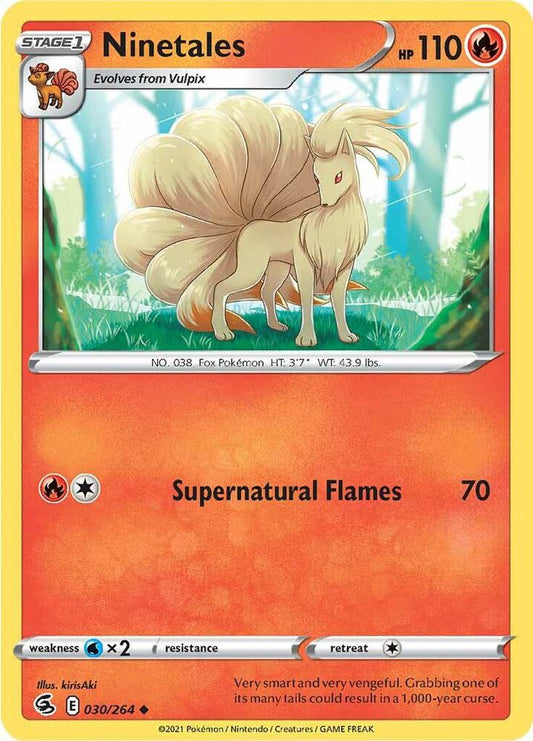 Ninetales (30) 030/264 Uncommon Fusion Strike Pokémon card