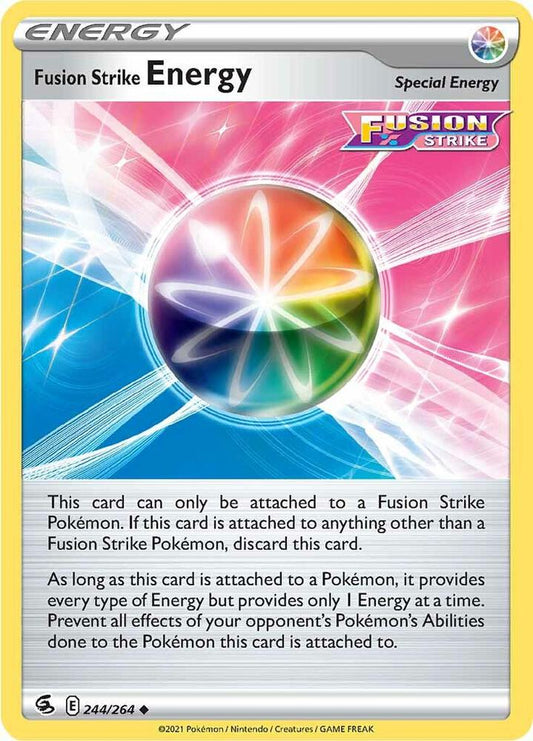 Fusion Strike Energy 244/264 Uncommon Pokémon card