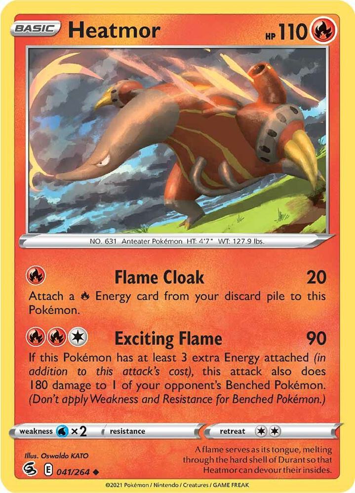 Heatmor - 041/264 Uncommon SWSH08: Fusion Strike