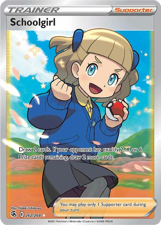 Schoolgirl (Full Art) 262/264 Ultra Rare Fusion Strike Pokémon card
