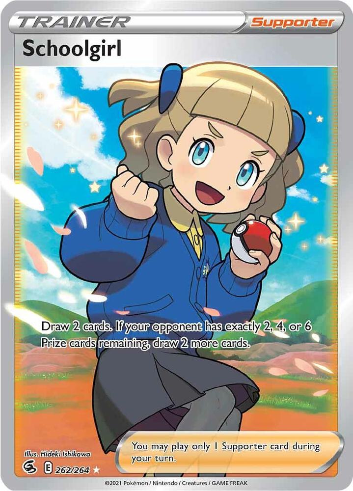 Schoolgirl (Full Art) 262/264 Ultra Rare Fusion Strike Pokémon card