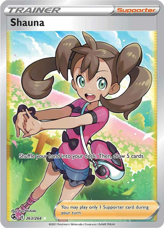 Shauna (Full Art) 263/264 Ultra Rare Fusion Strike Pokémon card
