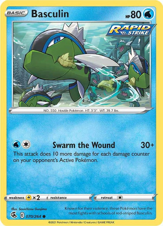 Basculin 070/264 Common Fusion Strike Pokémon card