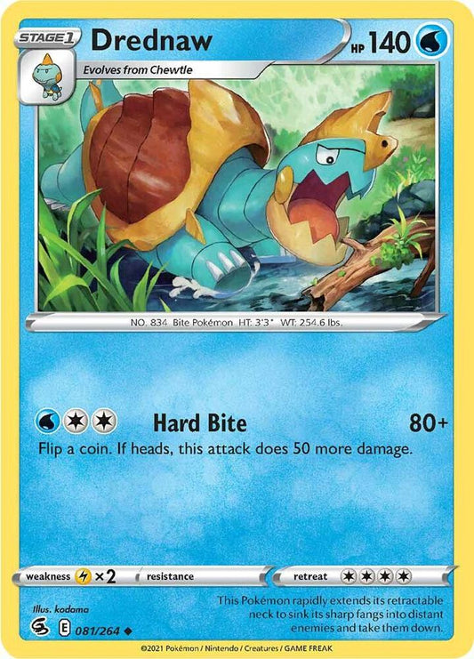 Drednaw 081/264 Uncommon Fusion Strike Pokémon card