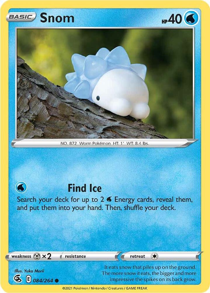 Snom 084/264 Common Fusion Strike Pokémon card