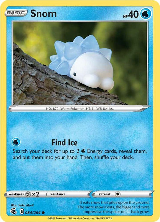 Snom 084/264 Common Fusion Strike Pokémon card