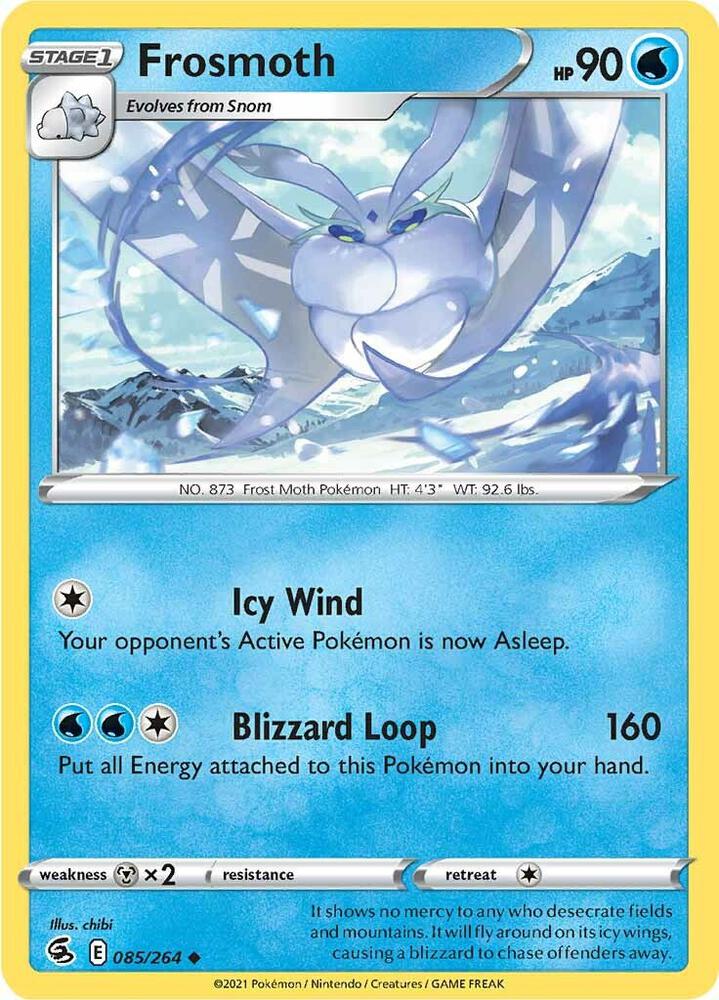 Frosmoth 085/264 Uncommon Fusion Strike Pokémon card