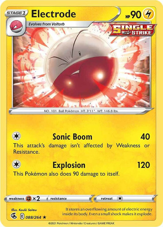 Electrode 088/264 Rare Fusion Strike Pokémon card