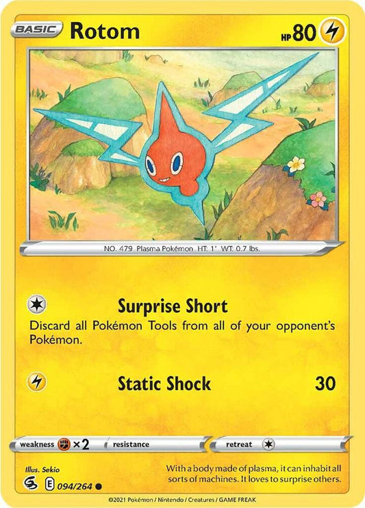 Rotom 094/264 Common Fusion Strike Pokémon card