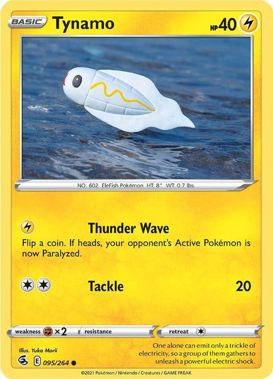 Tynamo 095/264 Common Fusion Strike Pokémon card