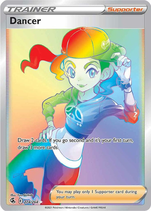 Dancer (Secret) 274/264 Secret Rare Fusion Strike Pokémon card