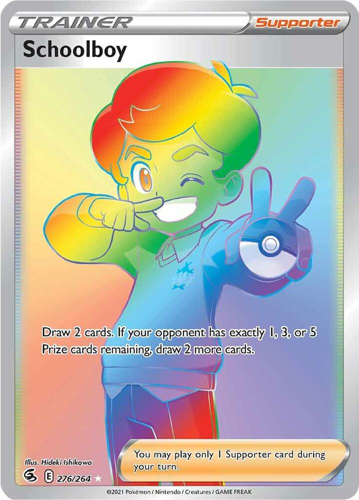 Schoolboy (Secret) 276/264 Secret Rare Fusion Strike Pokémon card