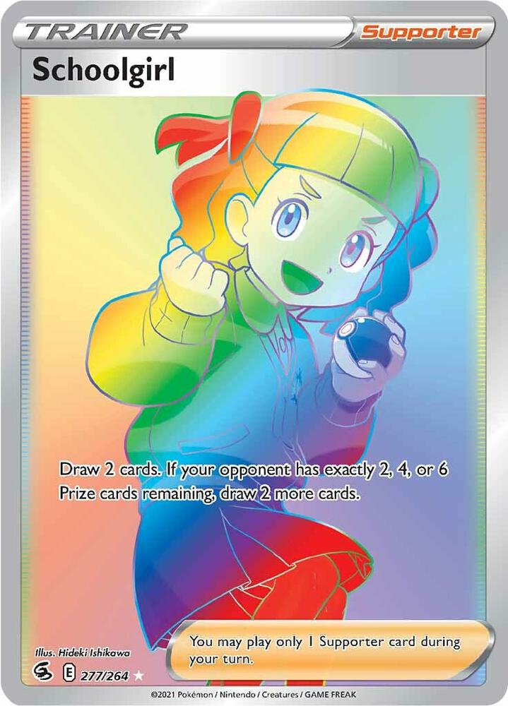Schoolgirl (Secret) 277/264 Secret Rare Fusion Strike Pokémon card