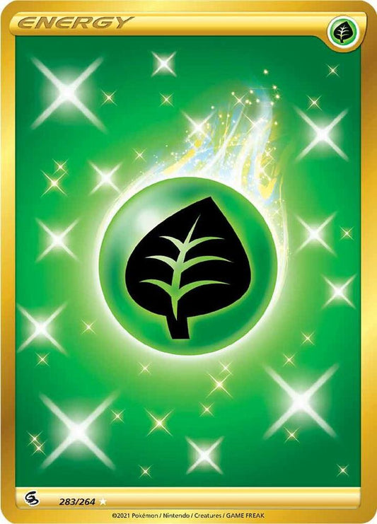 Grass Energy (Secret) - 283/264 Secret Rare SWSH08: Fusion Strike