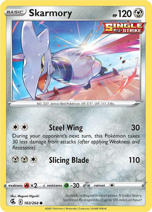 Skarmory 182/264 Common Fusion Strike Pokémon card