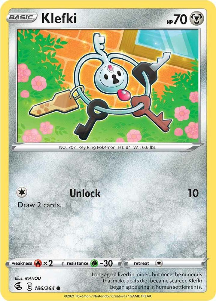 Klefki - 186/264 Common SWSH08: Fusion Strike