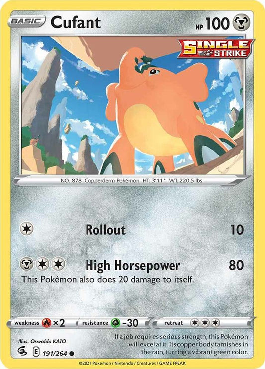 Cufant 191/264 Common Fusion Strike Pokémon card