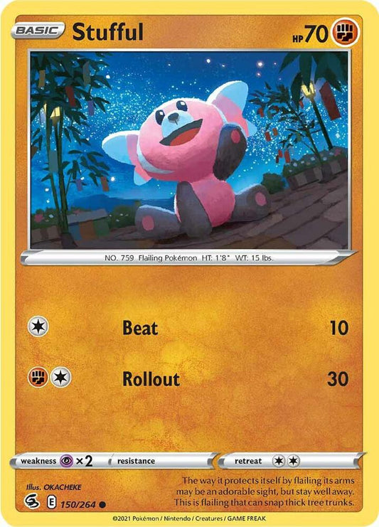 Stufful 150/264 Common Fusion Strike Pokémon card