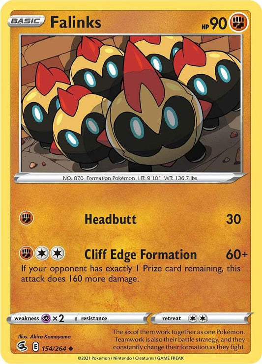 Falinks (154) 154/264 Uncommon Fusion Strike Pokémon card