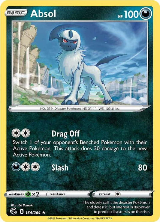 Absol 164/264 Rare Fusion Strike Pokémon card