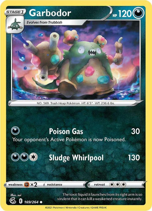 Garbodor 169/264 Uncommon Fusion Strike Pokémon card
