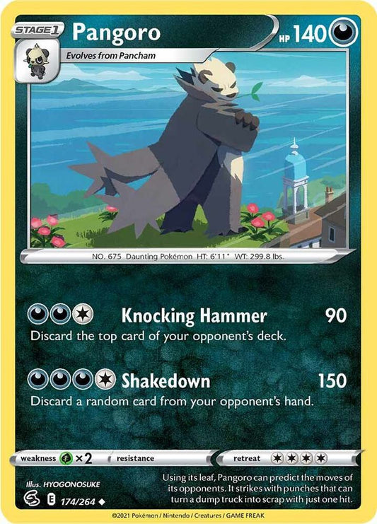 Pangoro 174/264 Uncommon Fusion Strike Pokémon card