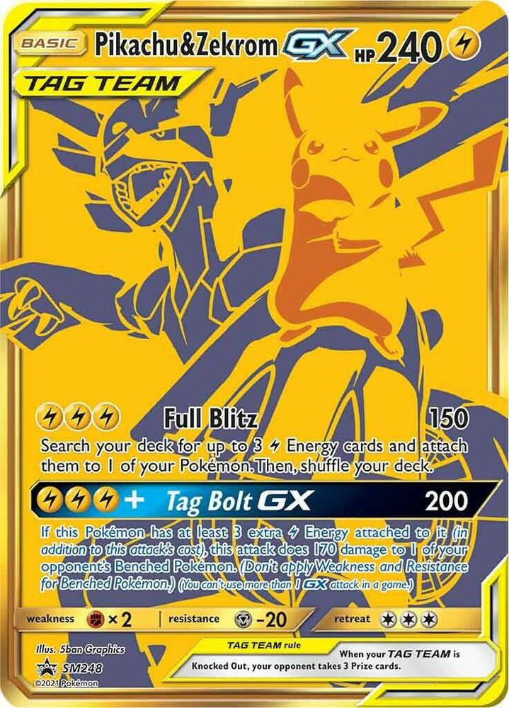 Pikachu & Zekrom GX - SM248 SM248 Promo SM Promos Pokémon card