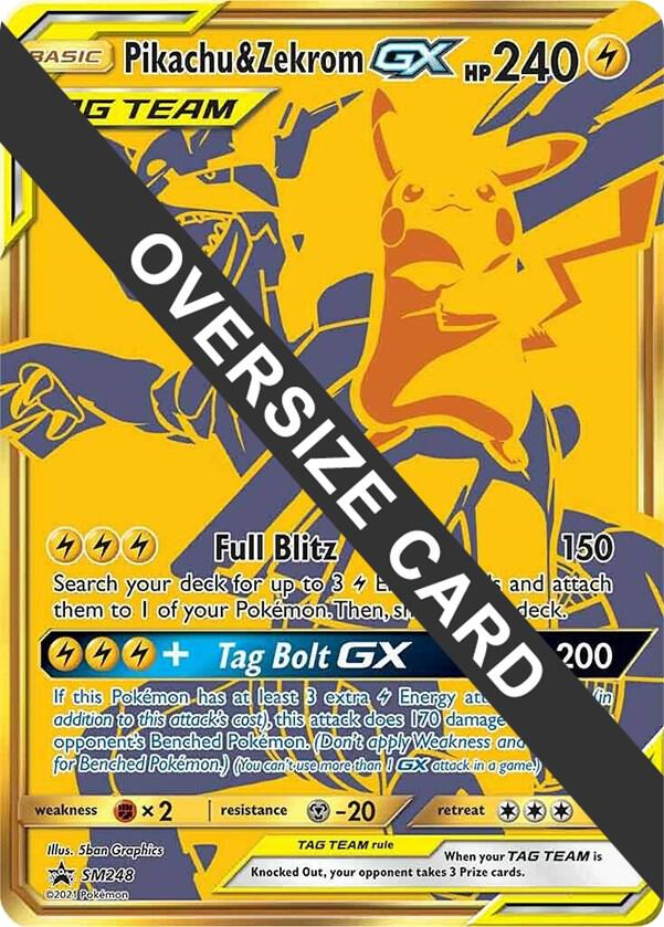 Pikachu & Zekrom GX - SM248 SM248 Promo Jumbo Cards Pokémon card