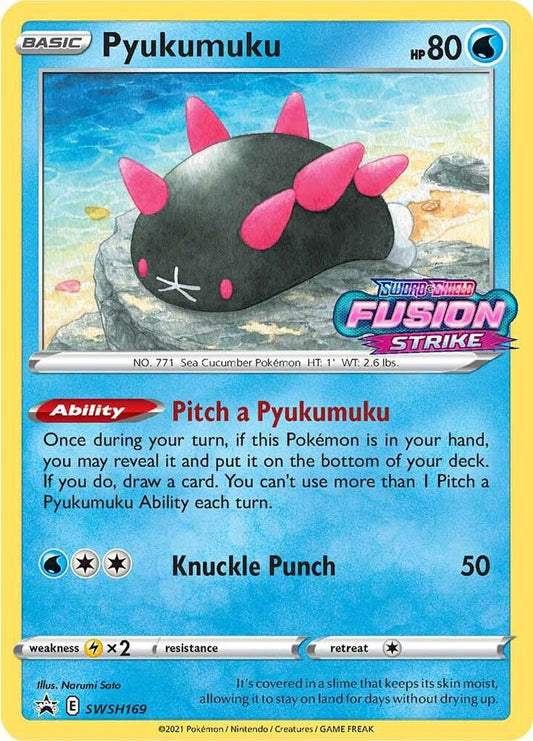 Pyukumuku - SWSH169 (Prerelease) SWSH169 Promo Sword & Shield Promo Cards Pokémon card