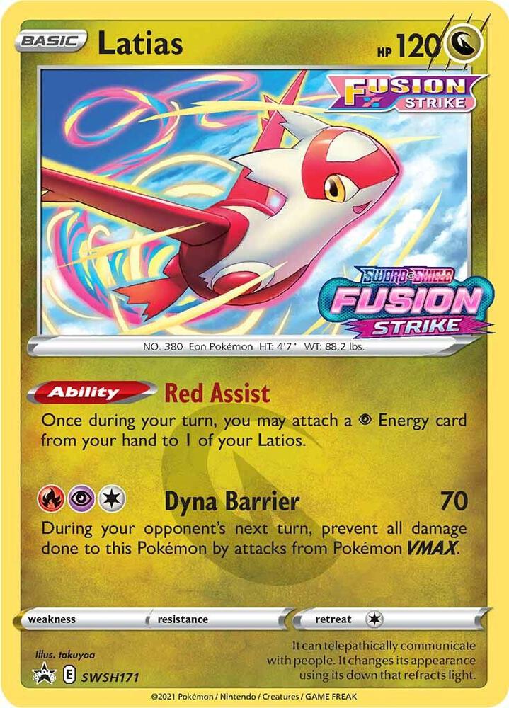 Latias - SWSH171 (Prerelease) - SWSH171 Promo SWSH: Sword & Shield Promo Cards