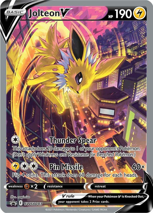 Jolteon V - SWSH183 - SWSH183 Promo SWSH: Sword & Shield Promo Cards