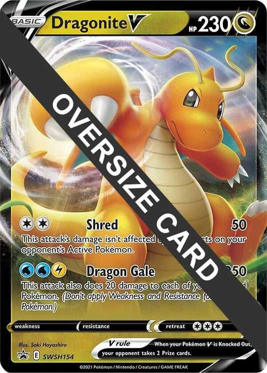 Dragonite V - SWSH154 - SWSH154 Promo Jumbo Cards