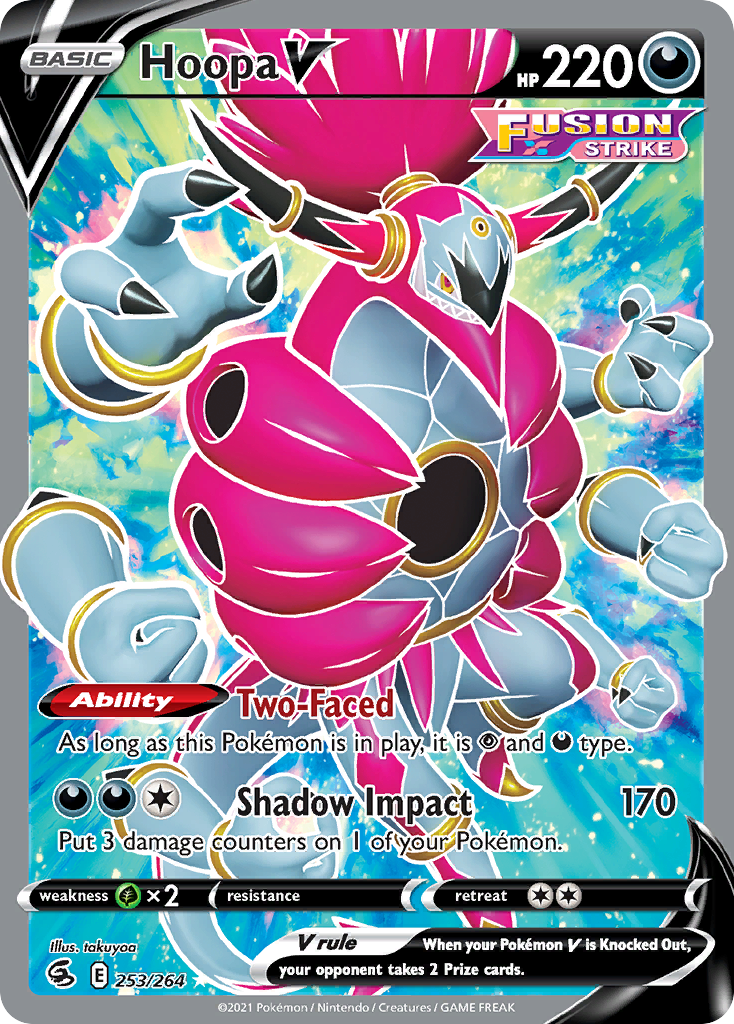 Hoopa V 253/264 Rare Ultra Fusion Strike