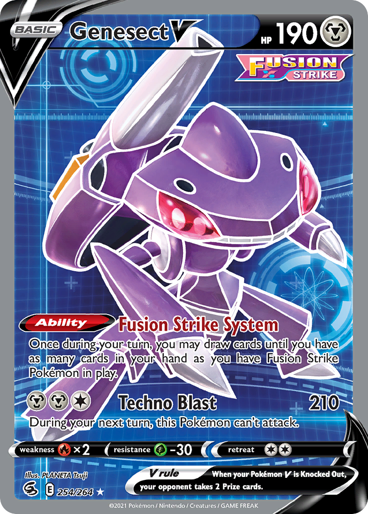 Genesect V 254/264 Rare Ultra Fusion Strike