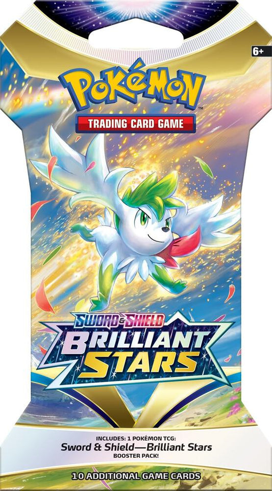 Brilliant Stars Sleeved Booster Pack Pokémon card