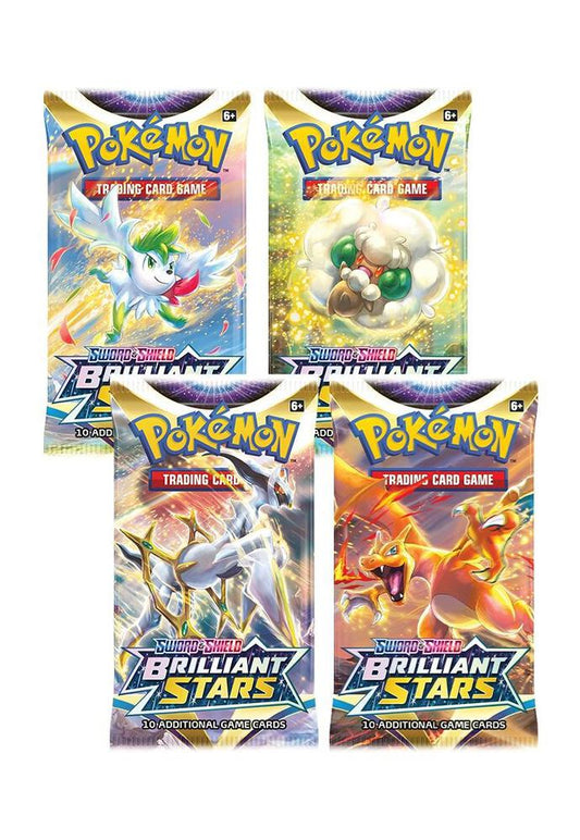 Brilliant Stars Booster Pack Art Bundle [Set of 4] - SWSH09: Brilliant Stars
