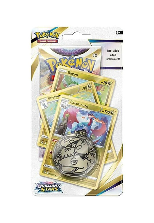 Brilliant Stars Premium Checklane Blister [Salamence] - SWSH09: Brilliant Stars
