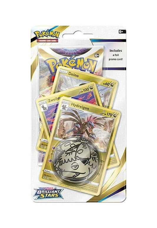 Brilliant Stars Premium Checklane Blister [Hydreigon] - SWSH09: Brilliant Stars