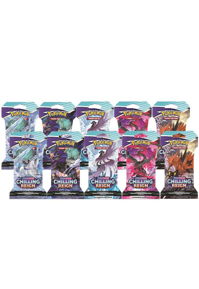 Chilling Reign Sleeved Booster Pack Bundle [Set of 10] Pokémon card